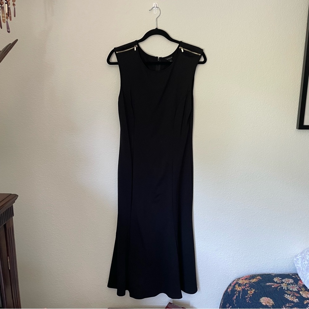 Elegant Black Sleeveless Dress